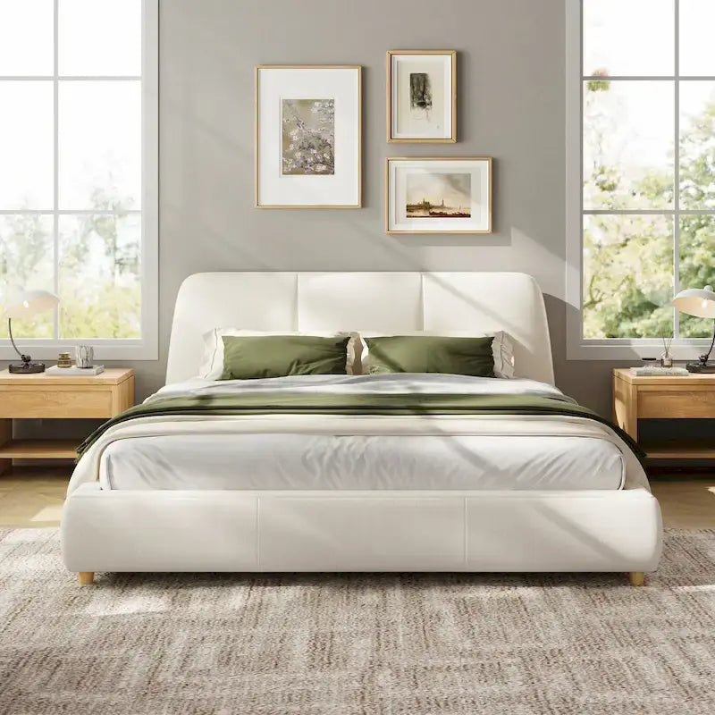 Christopher Knight Home - Struttura letto moderna imbottita Mitchell