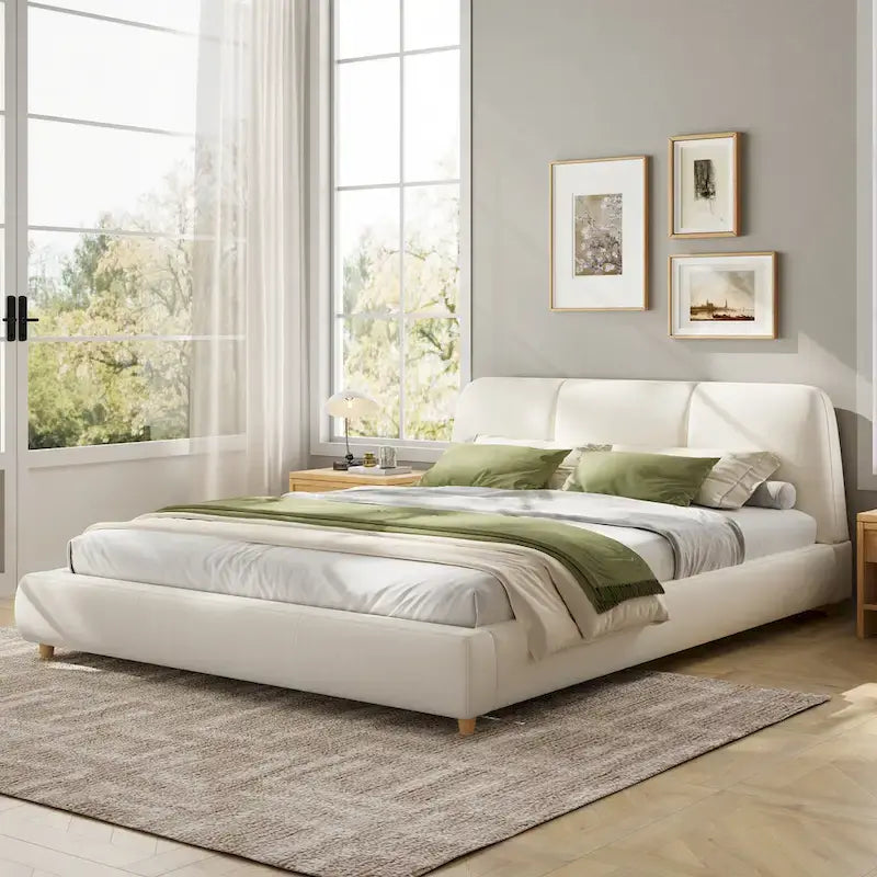 Christopher Knight Home - Struttura letto moderna imbottita Mitchell