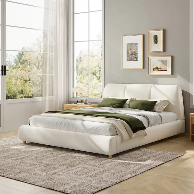 Christopher Knight Home - Struttura letto moderna imbottita Mitchell