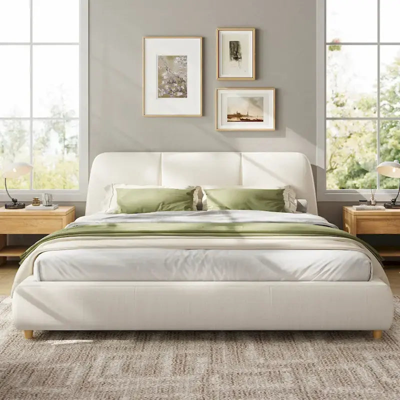 Christopher Knight Home - Struttura letto moderna imbottita Mitchell