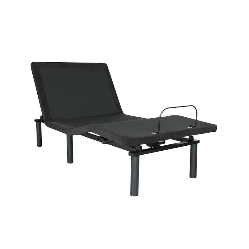 Sommier Électrique Réglable Noir Antique Twin XL avec Télécommande