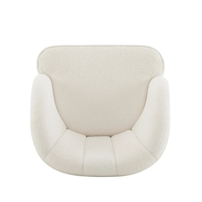 Modern 28.25 Upholstered Accent Chair With Sturdy Rubber Wood Legs for Living Room