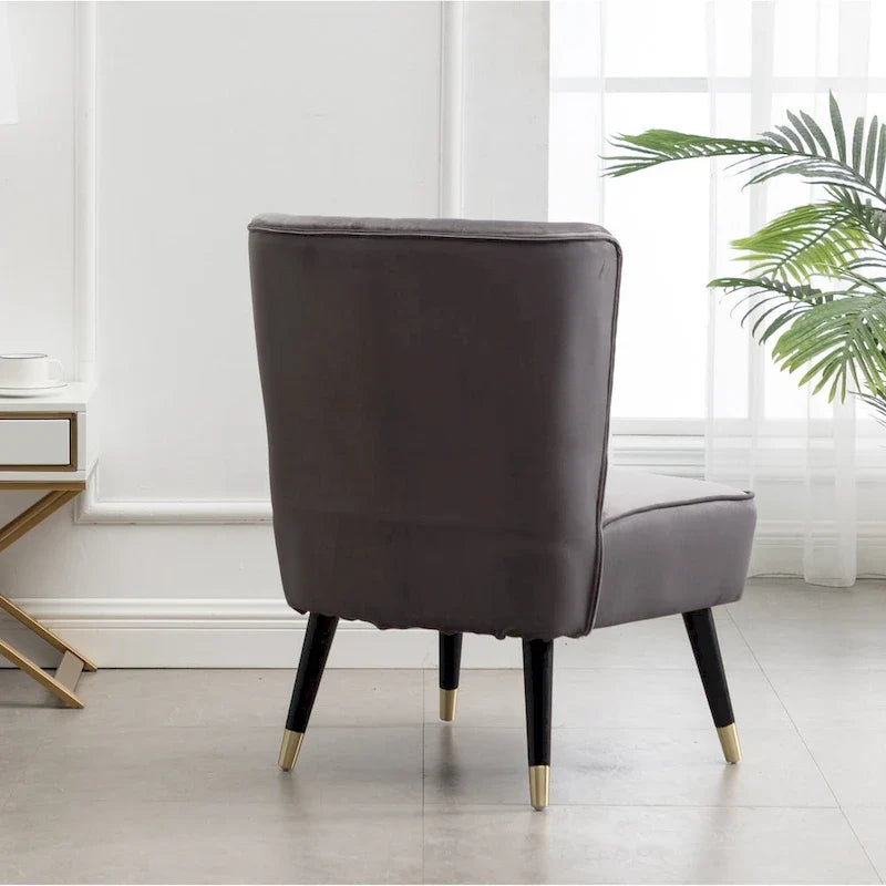 Gray 26 Polyester Accent Chair