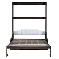 Lit escamotable multifonctionnel Queen Size moderne avec coussin