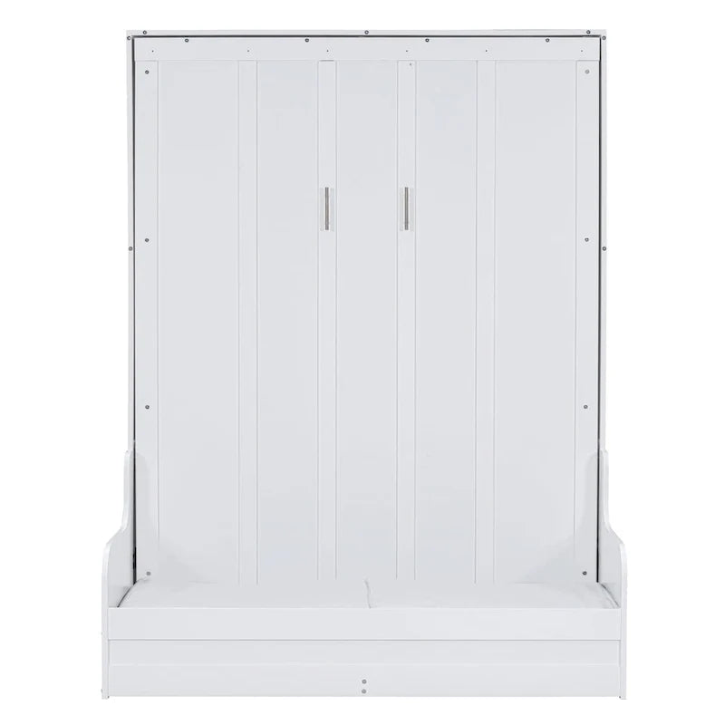 Lit escamotable multifonctionnel Queen Size moderne avec coussin