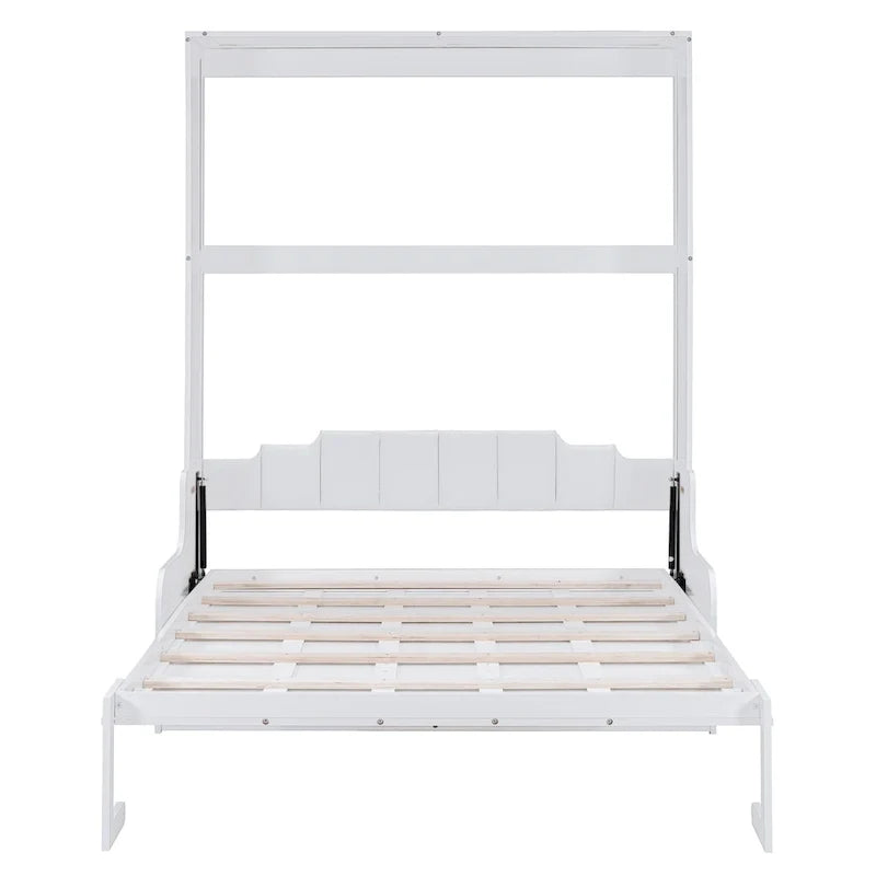 Lit escamotable multifonctionnel Queen Size moderne avec coussin