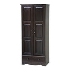 Guardaroba Flessibile in Legno Massello al 100% con Pomelli in Metallo o Legno