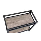 Carrello bar in legno e metallo con ruote 79 cm A x 81 cm P x 41 cm L