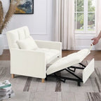 Divano letto 3 in 1 convertibile, poltrona e lettino, nero