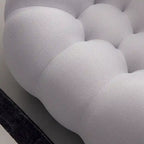 Divano pigro curvo a bolla 2 posti a nido d'ape con tessuto 3D per soggiorno salotto appartamento