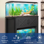 Mobiletto di supporto per acquario da 150-190 litri con prese elettriche