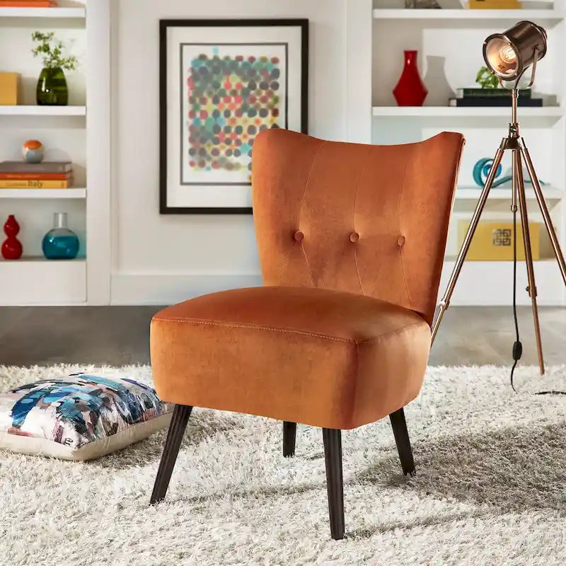 Imani 22.5 Wide Tufted Accent Chair by iNSPIRE Q Bold