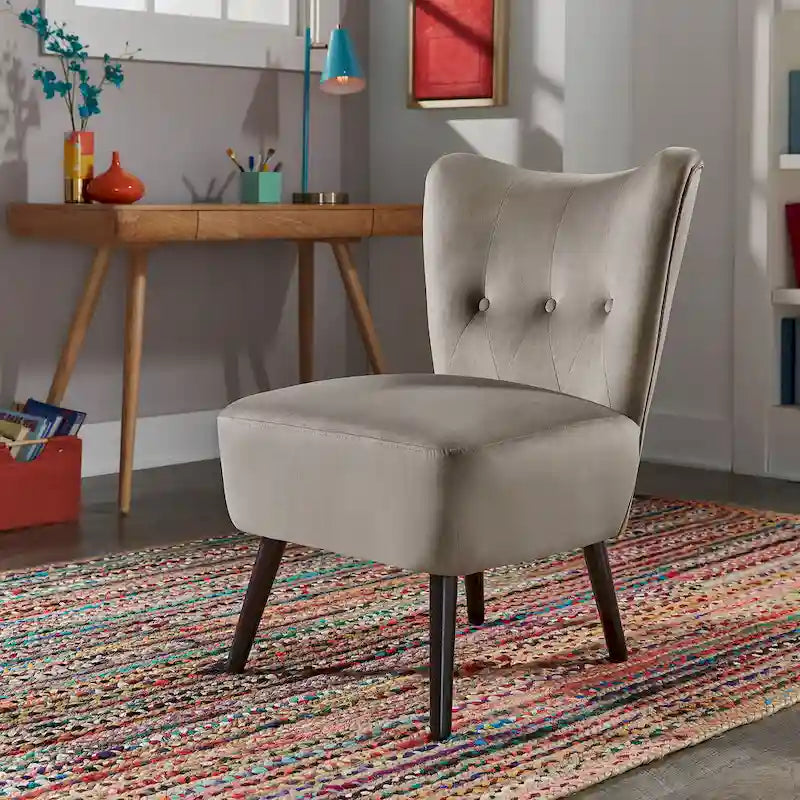 Imani 22.5 Wide Tufted Accent Chair by iNSPIRE Q Bold