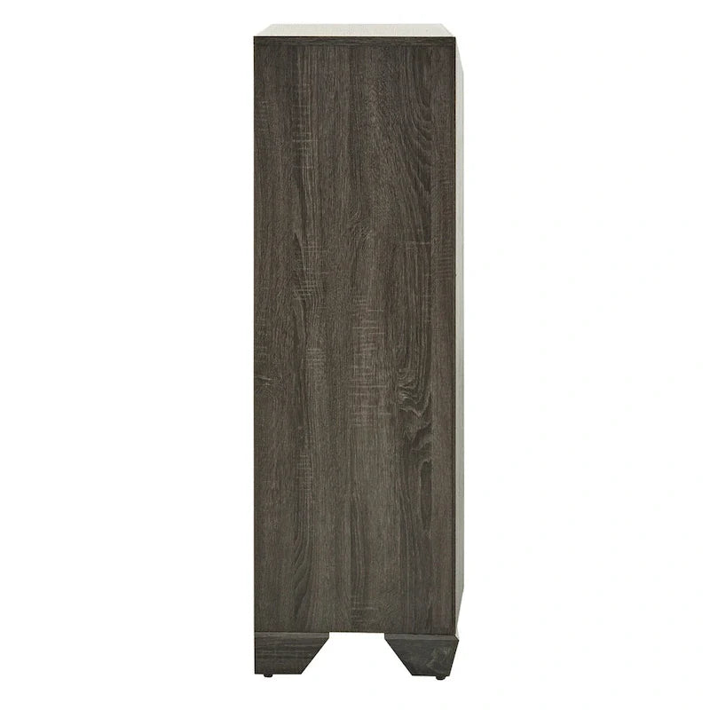 Commode ou chiffonnier Corbett Grey en panneaux de bois par iNSPIRE Q Classic