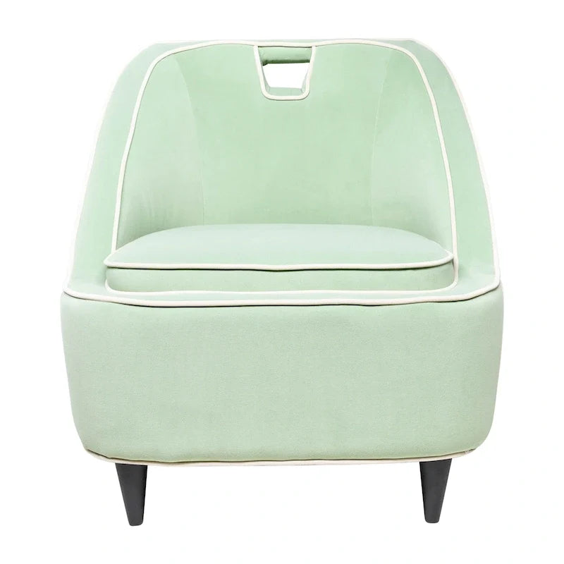 Sagebrook Home – Fauteuil d'appoint moderne rembourré deux tons – 28 x 30 x 31