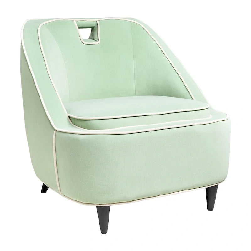 Sagebrook Home – Fauteuil d'appoint moderne rembourré deux tons – 28 x 30 x 31