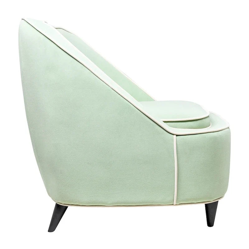 Sagebrook Home – Fauteuil d'appoint moderne rembourré deux tons – 28 x 30 x 31