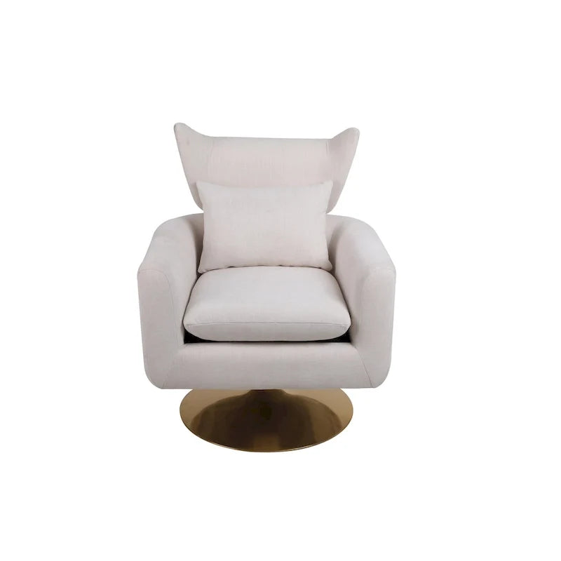 Classic Mid-Century 360-Degree Swivel Accent Chair - 29.20 x 29.90 x 36.60