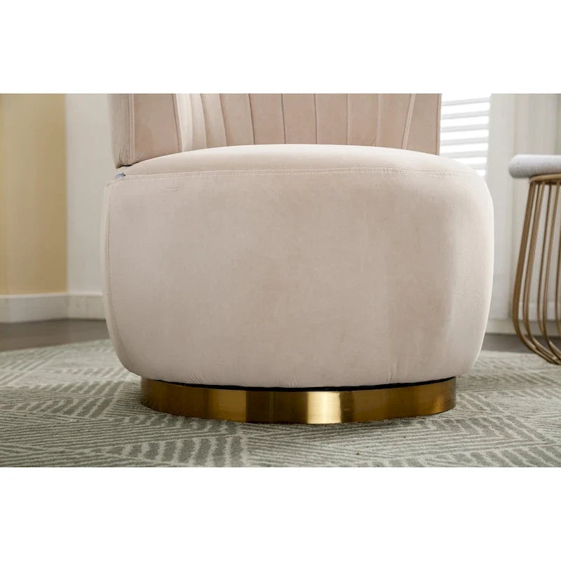 360 Degree Swivel Cuddle Barrel Accent Chair