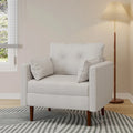 Fauteuil club capitonné Symonds avec coussins décoratifs par Christopher Knight Home