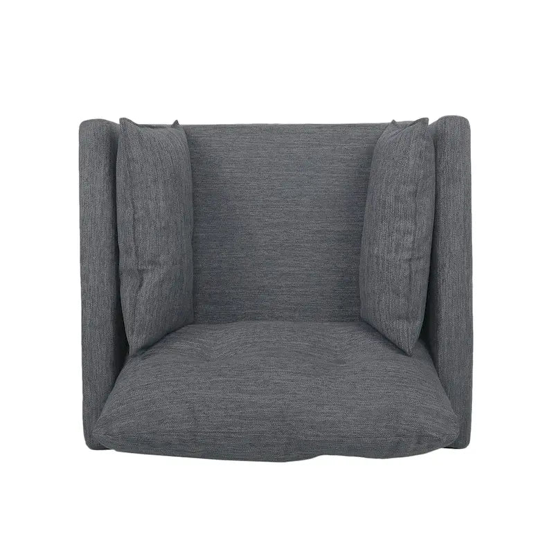Fauteuil club capitonné Symonds avec coussins décoratifs par Christopher Knight Home