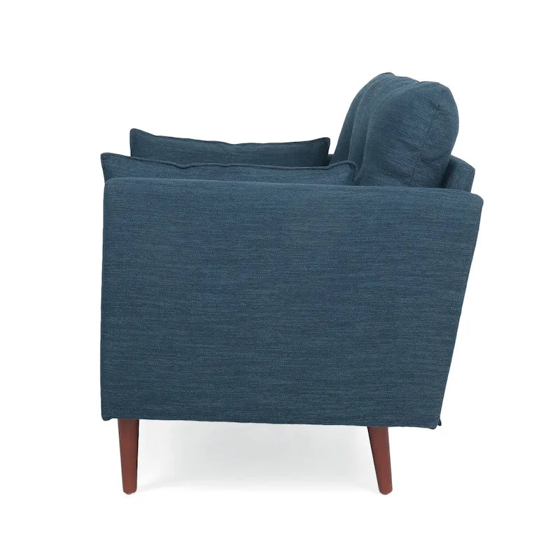Fauteuil club capitonné Symonds avec coussins décoratifs par Christopher Knight Home
