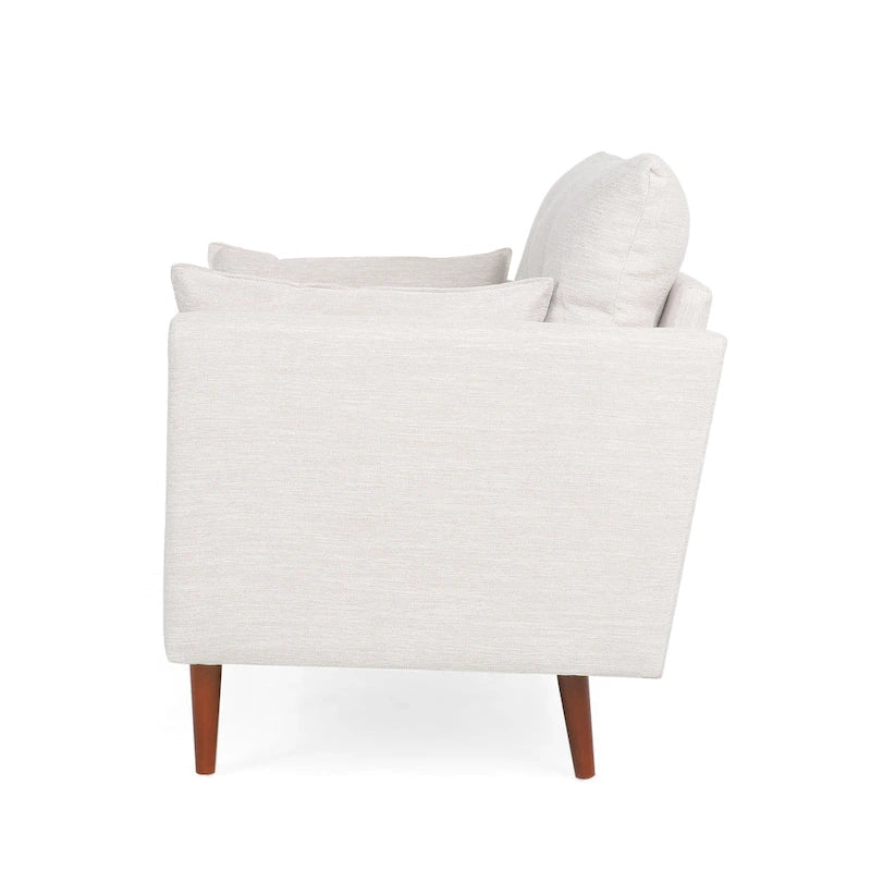 Fauteuil club capitonné Symonds avec coussins décoratifs par Christopher Knight Home