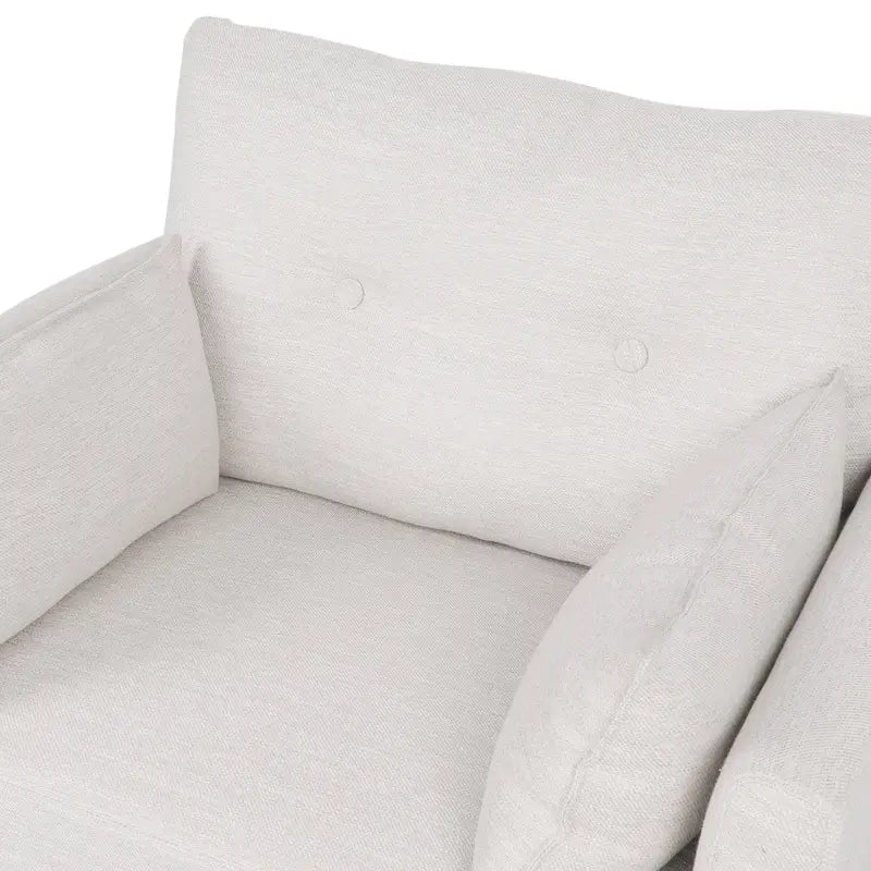Fauteuil club capitonné Symonds avec coussins décoratifs par Christopher Knight Home