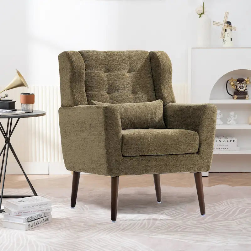 Modern Accent Chair Upholstered Foam Filled Living Room Chairs - 28.74 x 24.21 x 37.60