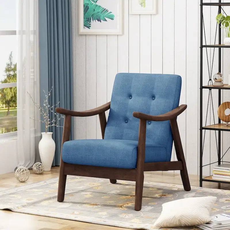 Fauteuil d'appoint moderne du milieu du siècle Chabani de Christopher Knight Home