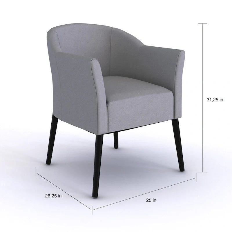 Fauteuil en tissu Carson Carrington Augustenborg de Christopher Knight Home