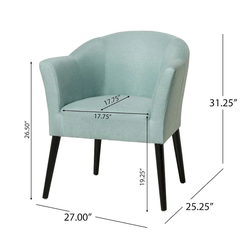 Fauteuil en tissu Carson Carrington Augustenborg de Christopher Knight Home
