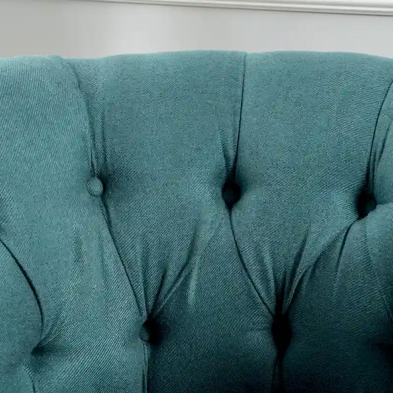 Akira Tufted Fabric Club Chair by Christopher Knight Home