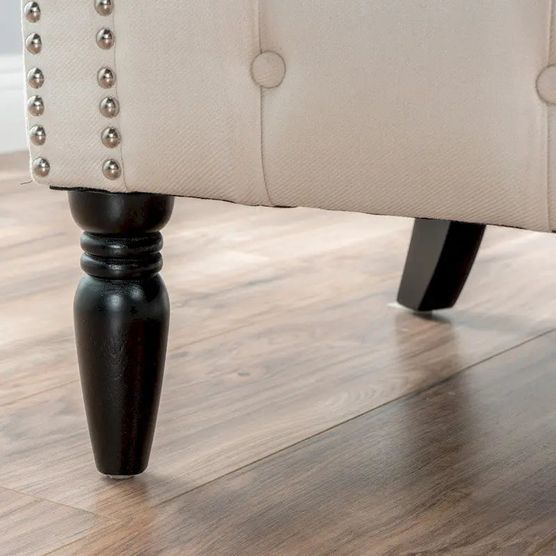 Akira Tufted Fabric Club Chair by Christopher Knight Home