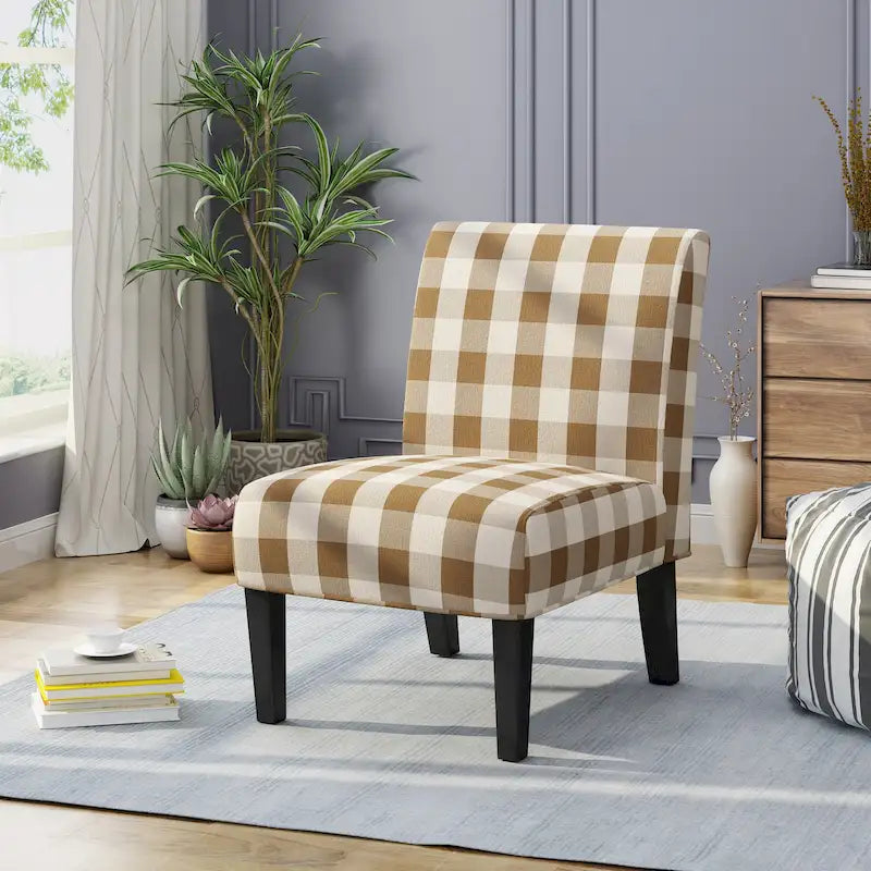 Kassi Contemporary Fabric Slipper Accent Chair by Christopher Knight Home