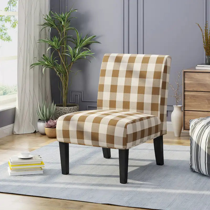 Kassi Contemporary Fabric Slipper Accent Chair by Christopher Knight Home