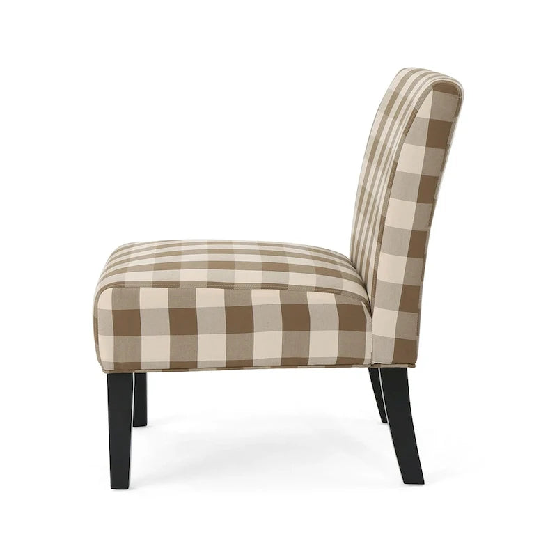 Kassi Contemporary Fabric Slipper Accent Chair by Christopher Knight Home