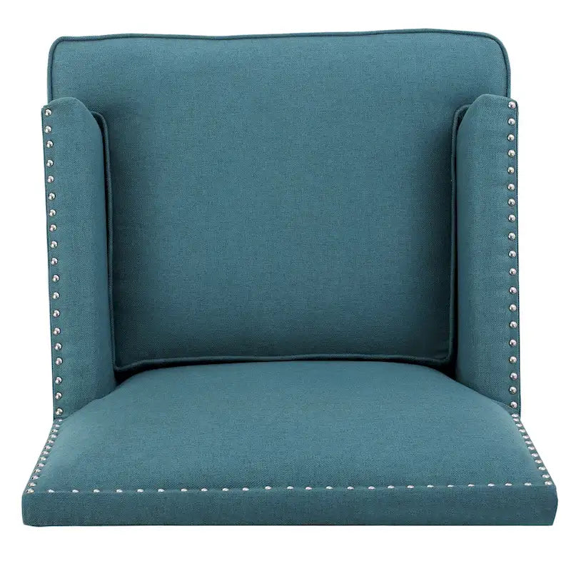 Tilla Studded Fabric Club Chair by Christopher Knight Home