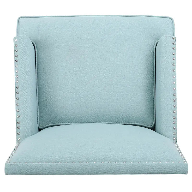 Tilla Studded Fabric Club Chair by Christopher Knight Home