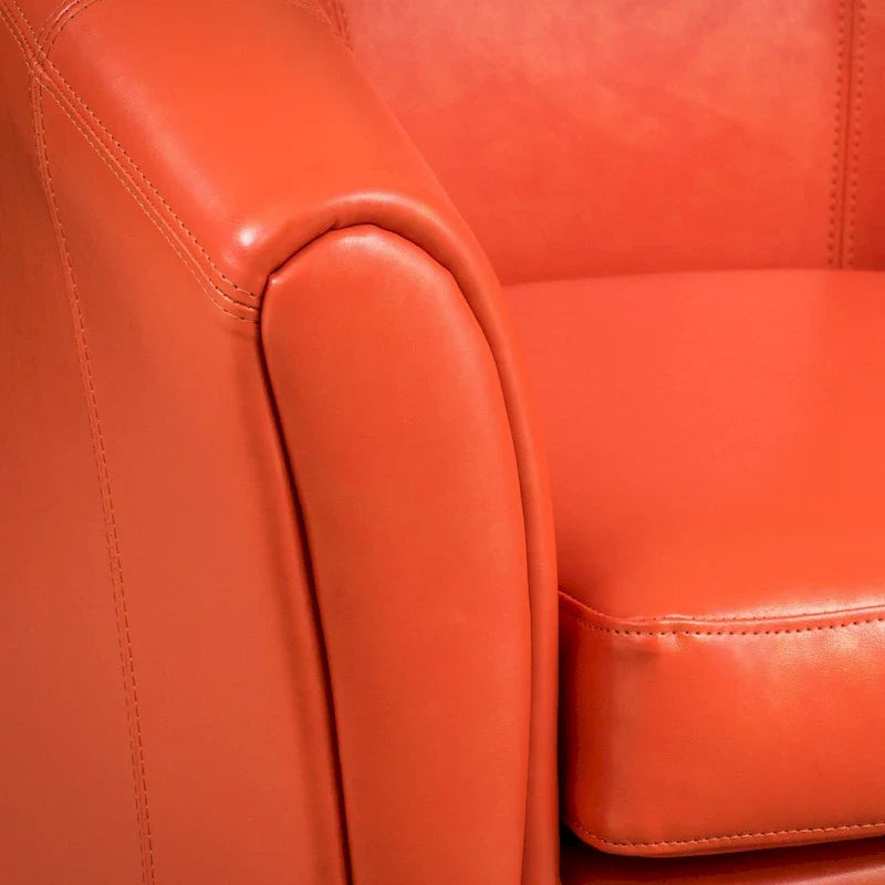 Fauteuil de club Napoli en cuir reconstitué de Christopher Knight Home