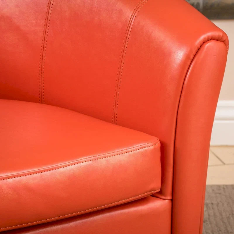 Fauteuil de club Napoli en cuir reconstitué de Christopher Knight Home