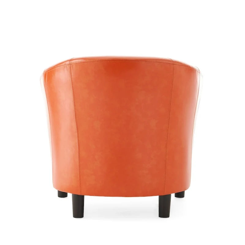 Fauteuil de club Napoli en cuir reconstitué de Christopher Knight Home