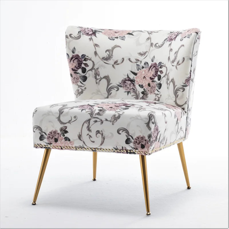 Friant 25W Microfiber Upholstered Slipper Chair