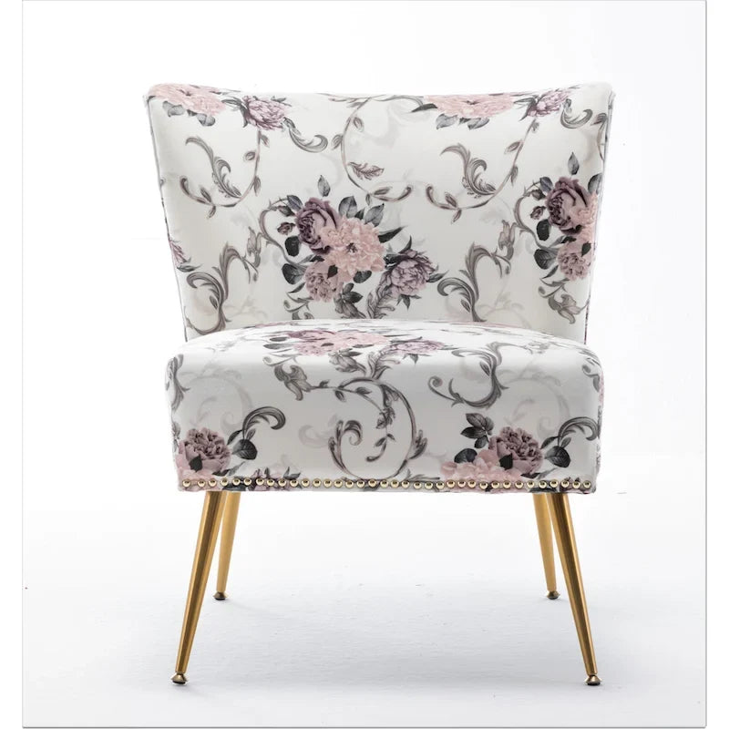 Friant 25W Microfiber Upholstered Slipper Chair
