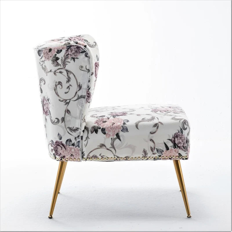 Friant 25W Microfiber Upholstered Slipper Chair