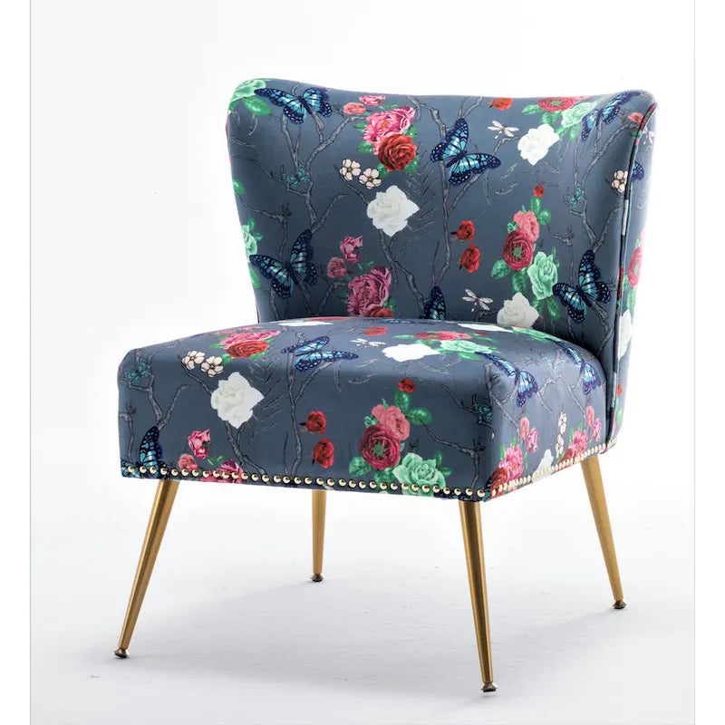 Friant 25W Microfiber Upholstered Slipper Chair