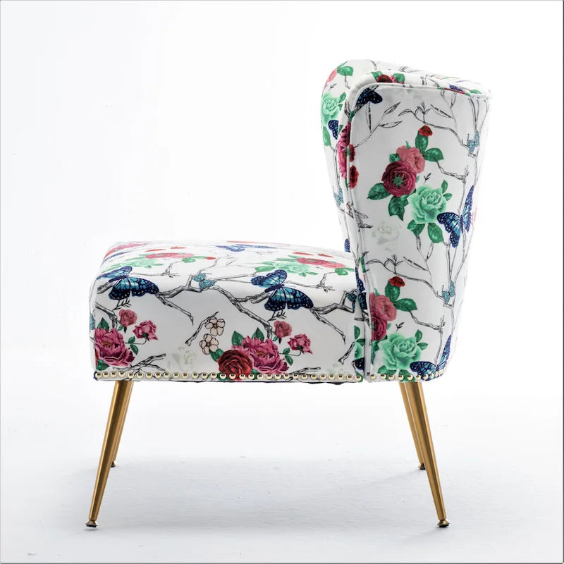Friant 25W Microfiber Upholstered Slipper Chair