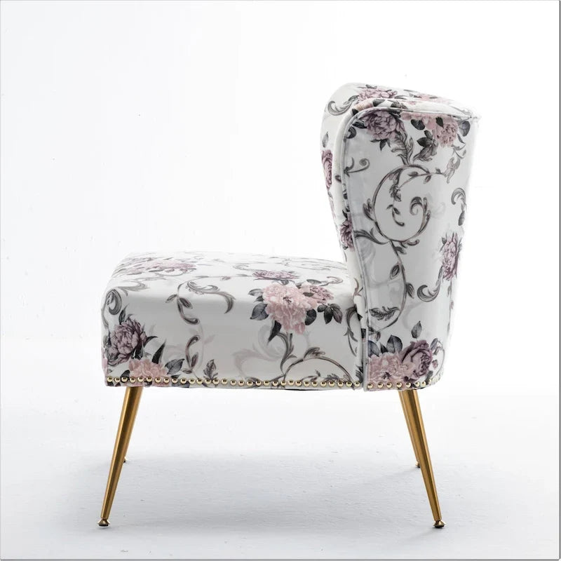 Friant 25W Microfiber Upholstered Slipper Chair