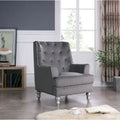 Chaise en velours Pamona