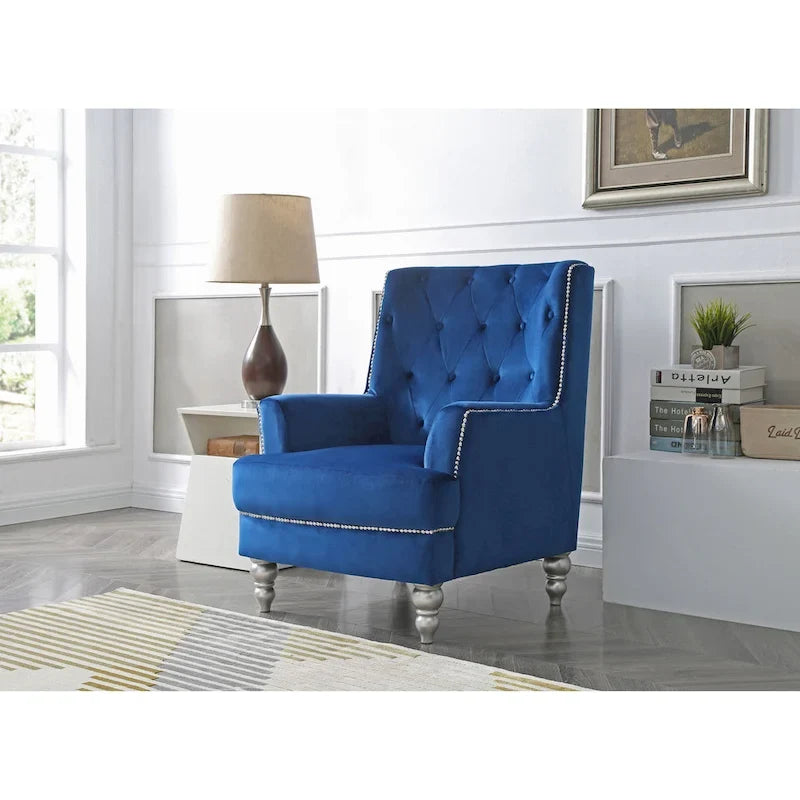 Chaise en velours Pamona